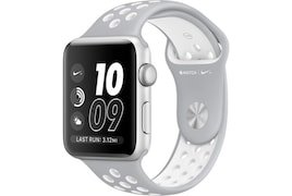 Apple Watch Nike+ Smartwatch (Silver/White Strap, 42mm)