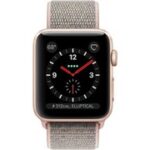 Apple Watch Series 3 GPS + Cellular Smartwatch (Gold Strap, 42mm)