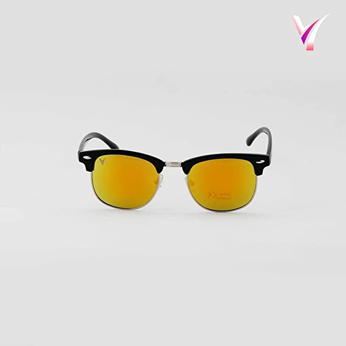 VIRLA " Men & Women Classy Ochre Clubmaster Sunglasses '' Iconic & Stylish - Image 3