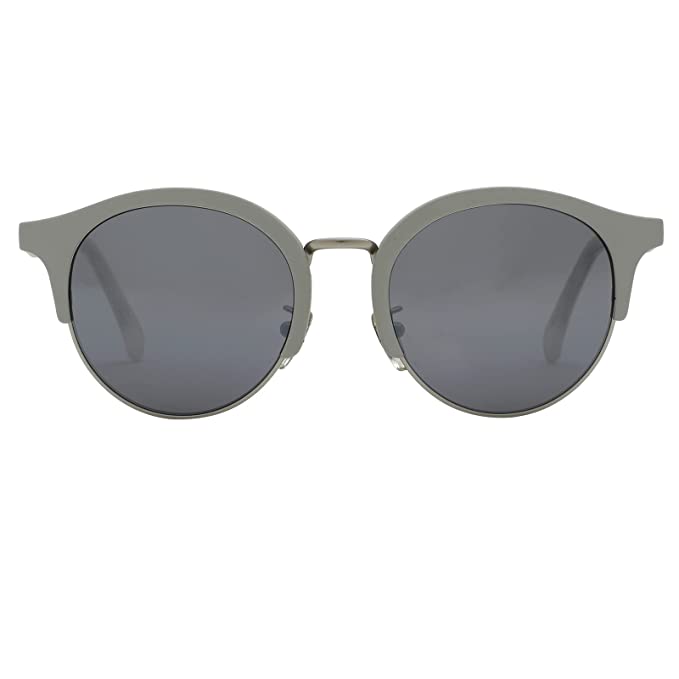Calvin Klein Jeans Mirrored Round Unisex Sunglasses - ( CKJ 825AF 007 51 S |51| Silver Color Lens ) - Image 2