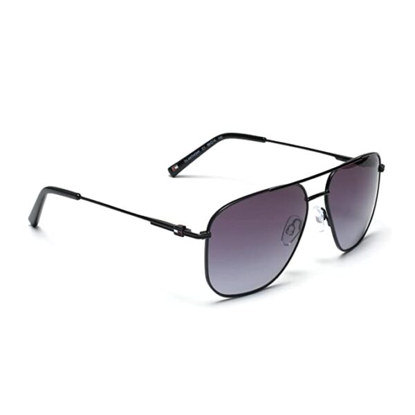 Tommy Hilfiger Men's Square Sunglasses Grey Frame, Grey Lens (Large) - Pack of 1 - Image 3