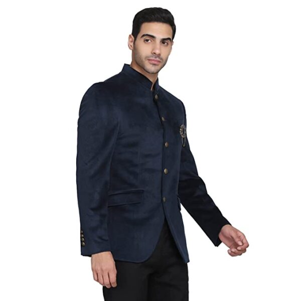 blackberrys Men's Formal Bandhgala Slim Fit Blazer-NL-DO-FRANCO2 - Image 2